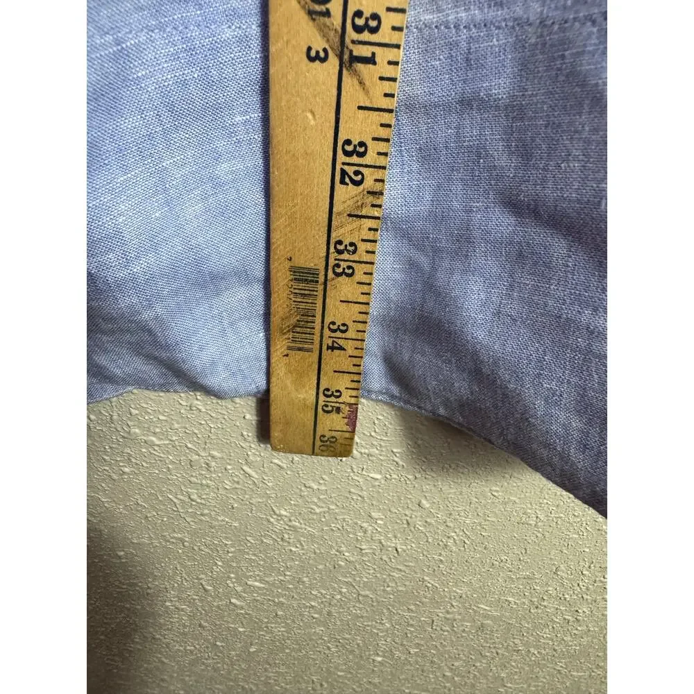 J. Crew Maxine Button-back dress 100% Linen Womens Size Small/Medium
